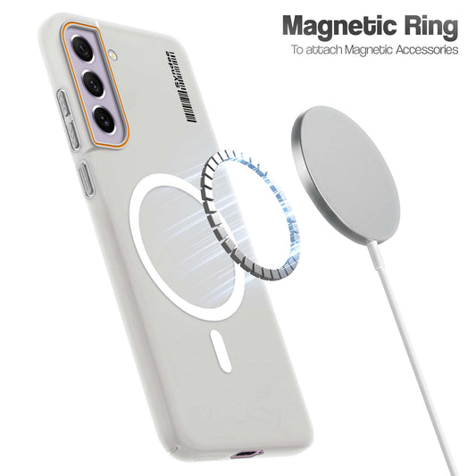 Colourful Frosted Matte Wireless Charging Support Back Cover Case for Samsung S21 FE 5G With Raised Camera Protection