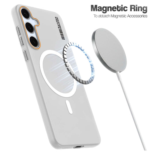 Colourful Frosted Matte Wireless Charging Support Back Cover Case for Samsung S24 FE 5G With Raised Camera Protection