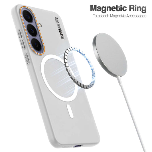 Colourful Frosted Matte Wireless Charging Support Back Cover Case for Samsung S26 5G With Raised Camera Protection