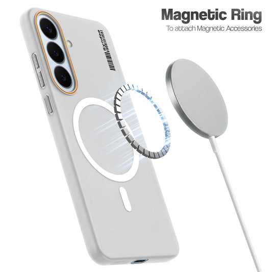 Colourful Frosted Matte Wireless Charging Support Back Cover Case for Samsung S26 Plus 5G With Raised Camera Protection