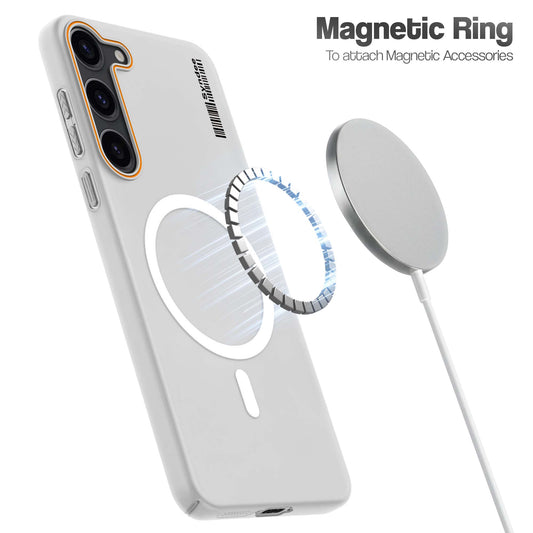 Colourful Frosted Matte Wireless Charging Support Back Cover Case for Samsung S23 Plus 5G With Raised Camera Protection
