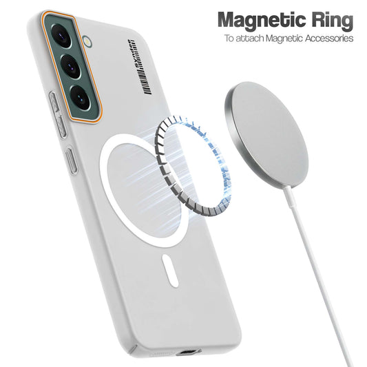 Colourful Frosted Matte Wireless Charging Support Back Cover Case for Samsung S22 Plus 5G With Raised Camera Protection