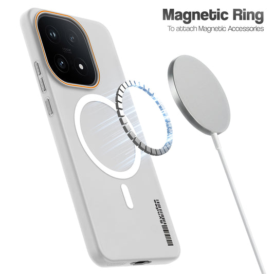 Colourful Frosted Matte Wireless Charging Support Back Cover Case for iQOO 15 5G With Raised Camera Protection