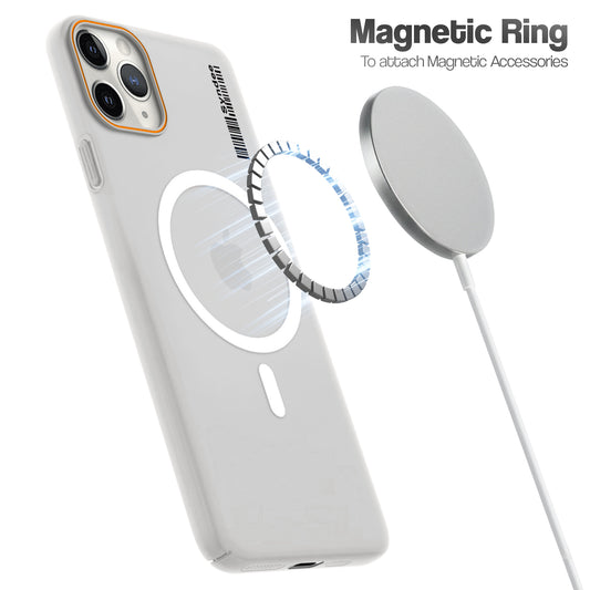 Colourful Frosted Matte Wireless Charging Support Back Cover Case for Apple iPhone 11 Pro Max With Raised Camera Protection