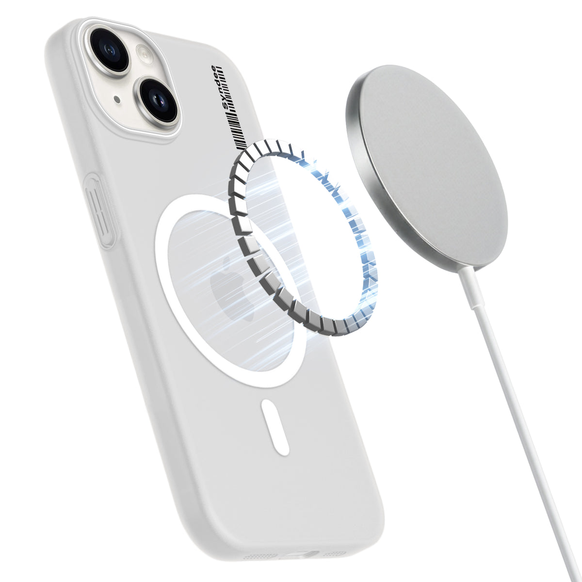 Frosted Sleek Matte Wireless Charging Support Back Cover Case For Apple iPhone 14 Plus With Raised Camera Protection
