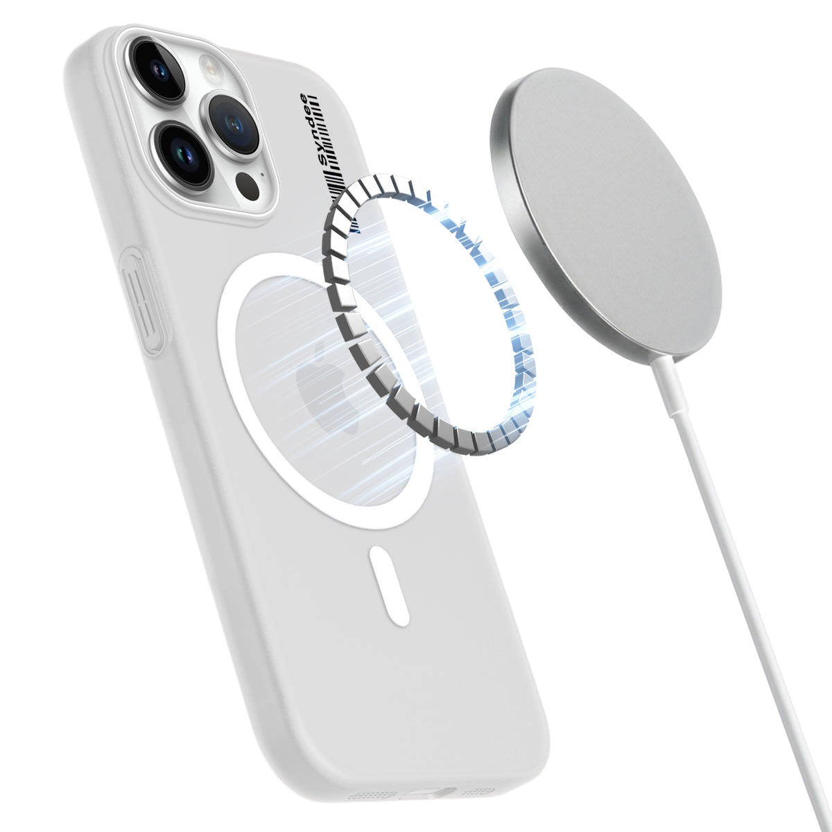 Frosted Sleek Matte Wireless Charging Support Back Cover Case For Apple iPhone 14 Pro Max With Raised Camera Protection
