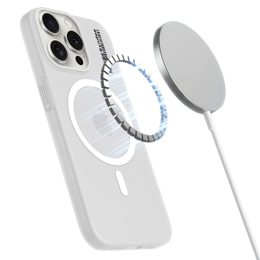 Frosted Sleek Matte Wireless Charging Support Back Cover Case For Apple iPhone 15 Pro With Raised Camera Protection