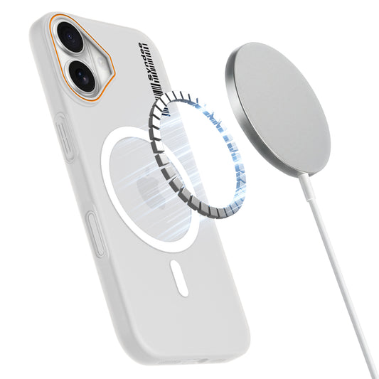 Colourful Frosted Matte Wireless Charging Support Back Cover Case for Apple iPhone 16 With Raised Camera Protection
