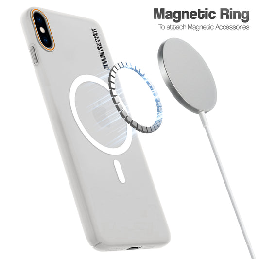 Colourful Frosted Matte Wireless Charging Support Back Cover Case for Apple iPhone XS With Raised Camera Protection