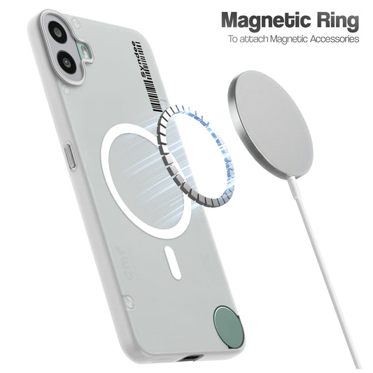 Frosted Sleek Matte With Raised Camera Protection Back Cover Case For CMF By Nothing Phone 1