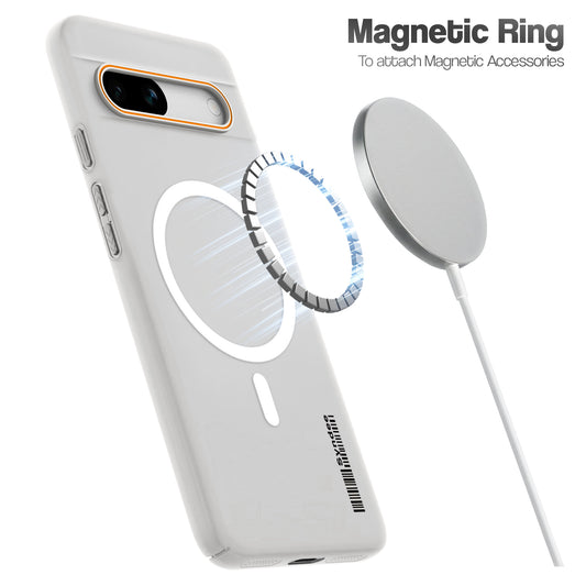 Colourful Frosted Matte Wireless Charging Support Back Cover Case for Google Pixel 7A With Raised Camera Protection