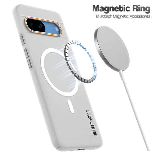 Colourful Frosted Matte Wireless Charging Support Back Cover Case for Google Pixel 8A With Raised Camera Protection