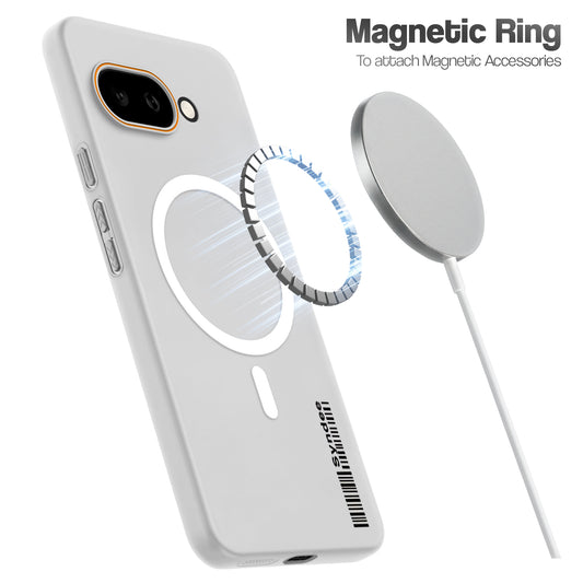 Colourful Frosted Matte Wireless Charging Support Back Cover Case for Google Pixel 9A 5G With Raised Camera Protection
