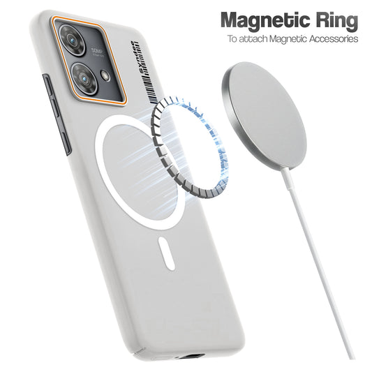 Colorful Frosted Matte Wireless Charging Support For Motorola Moto Edge 40 Neo 5G