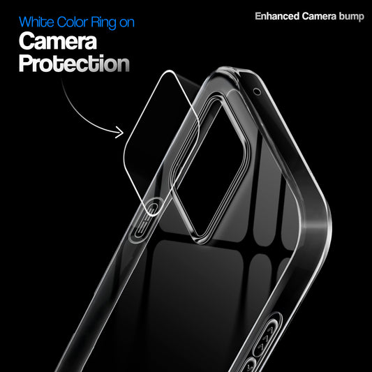Crystal Clear Anti-Yellow Transparent Back Cover Case With Camera Ring Protection for Nothing Phone 2
