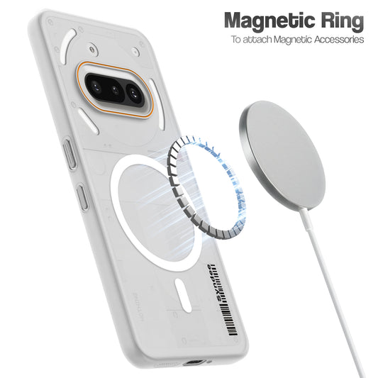 Colourful Frosted Matte With Raised Camera Protection Back Cover Case For Nothing Phone 3A 5G