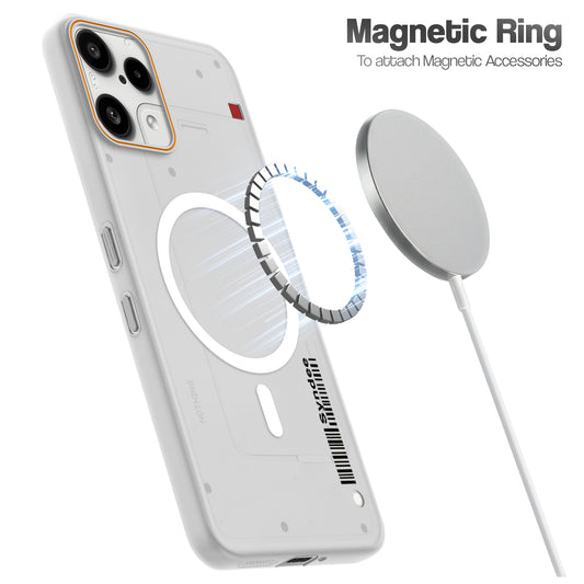 Colourful Frosted Matte With Raised Camera Protection Back Cover Case For Nothing Phone 3A Lite 5G