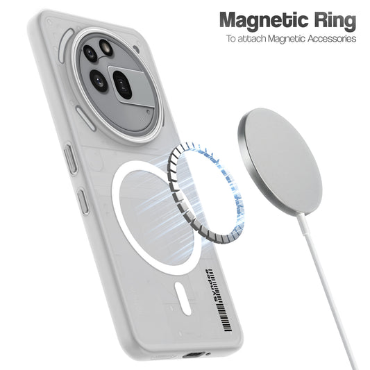 Frosted Sleek Matte With Raised Camera Protection Back Cover Case For Nothing Phone 3A Pro 5G