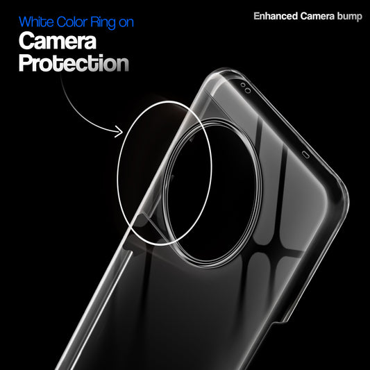 Crystal Clear Anti-Yellow Transparent Back Cover Case With Camera Ring Protection for OnePlus 11R 5G