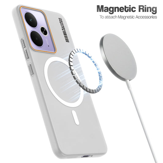 Colourful Frosted Matte With Raised Camera Protection Back Cover Case For Realme 14T 5G