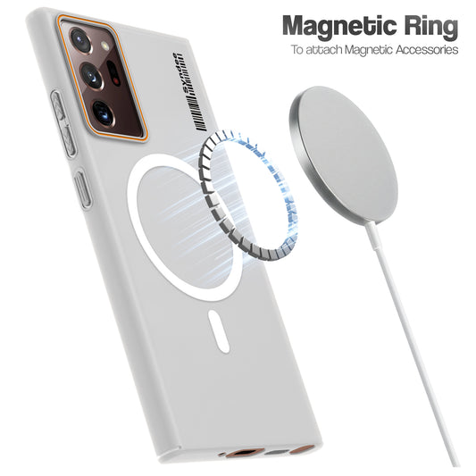 Colourful Frosted Matte Wireless Charging Support Back Cover Case for Samsung Note 20 Ultra 5G With Raised Camera Protection