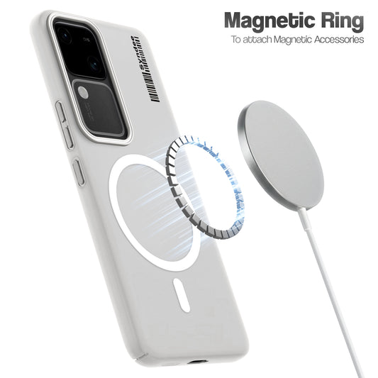 Frosted Sleek Matte With Raised Camera Protection Back Cover Case For Vivo V30 5G