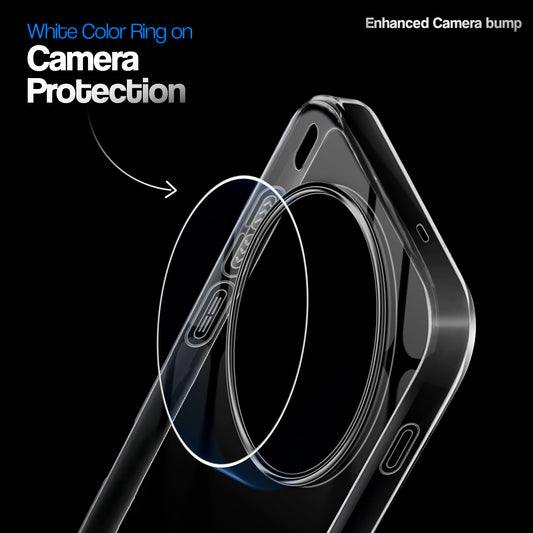 Crystal Clear Colorful Camera Ring Back Case for Vivo X300 Pro 5G