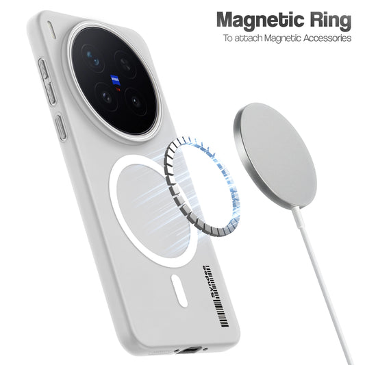 Frosted Sleek Matte Wireless Charging Support Back Cover Case for Vivo X300 Pro 5G With Raised Camera Protection