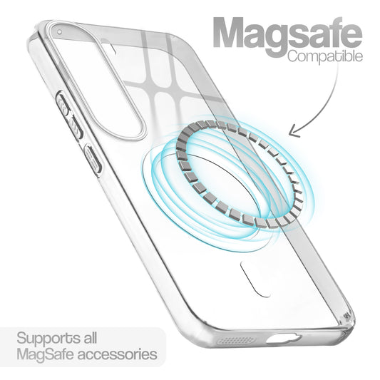 Anti-Yellow Scratch Resistant Case Support Magnetic Accessories Back Cover For Vivo Y300 5G