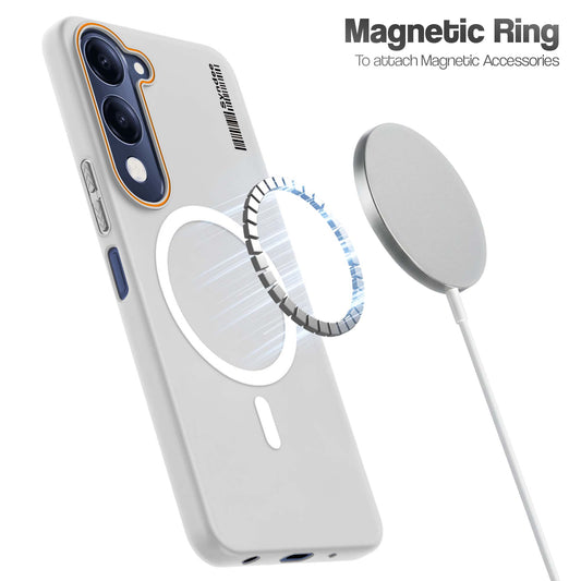 Colourful Frosted Matte With Raised Camera Protection Back Cover Case For Vivo T4 Lite 5G