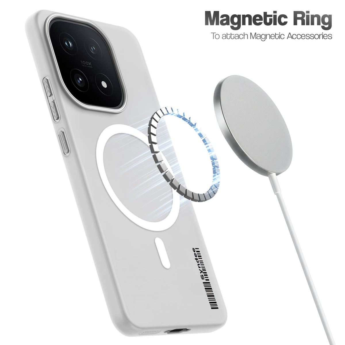 Frosted Sleek Matte Wireless Charging Support Back Cover Case for iQOO 15 5G With Raised Camera Protection