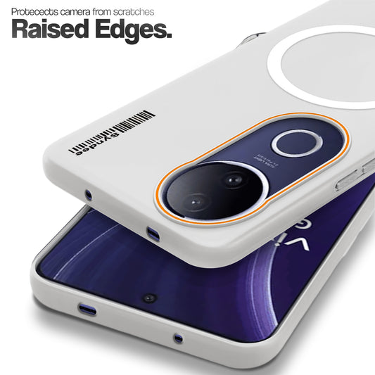 Colourful Frosted Matte With Raised Camera Protection Back Cover Case For Vivo T4R 5G