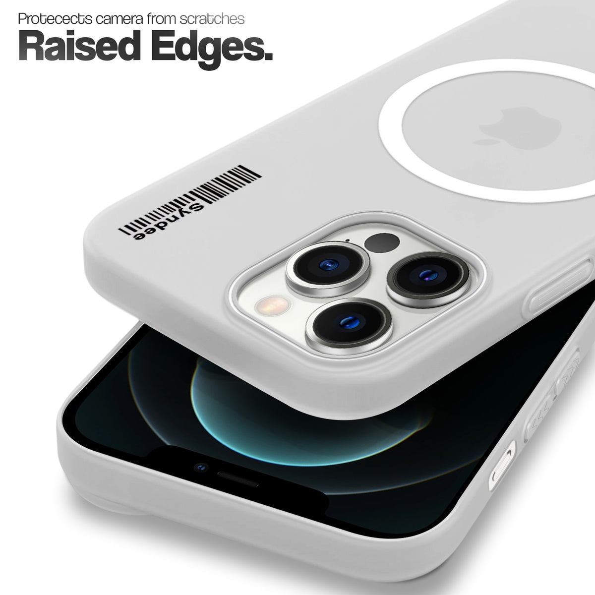 Frosted Sleek Matte Wireless Charging Support Back Cover Case For Apple iPhone 12 Pro Max With Raised Camera Protection