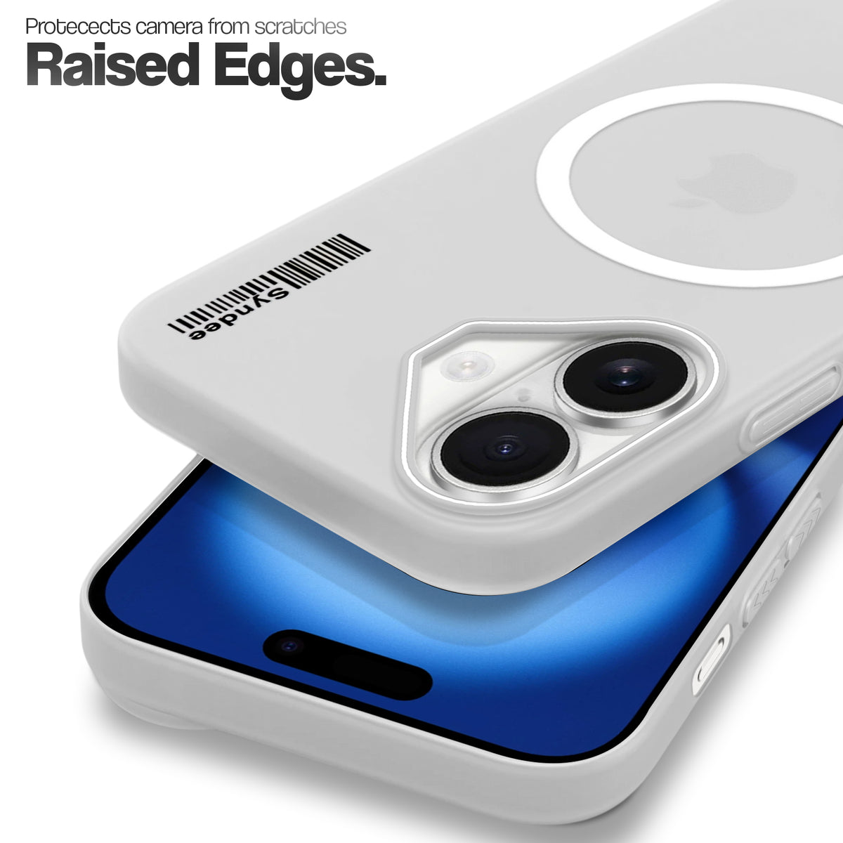Frosted Sleek Matte Wireless Charging Support Back Cover Case For Apple iPhone 16 Plus With Raised Camera Protection