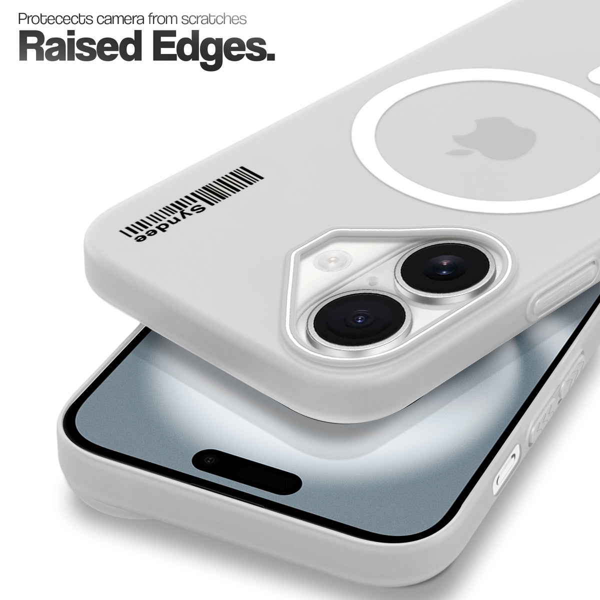 Frosted Sleek Matte Wireless Charging Support Back Cover Case For Apple iPhone 16 With Raised Camera Protection