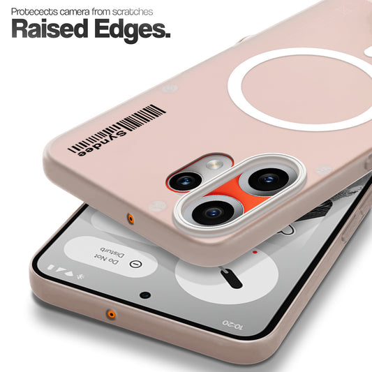 Frosted Sleek Matte With Raised Camera Protection Back Cover Case For CMF Nothing Phone 2 Pro