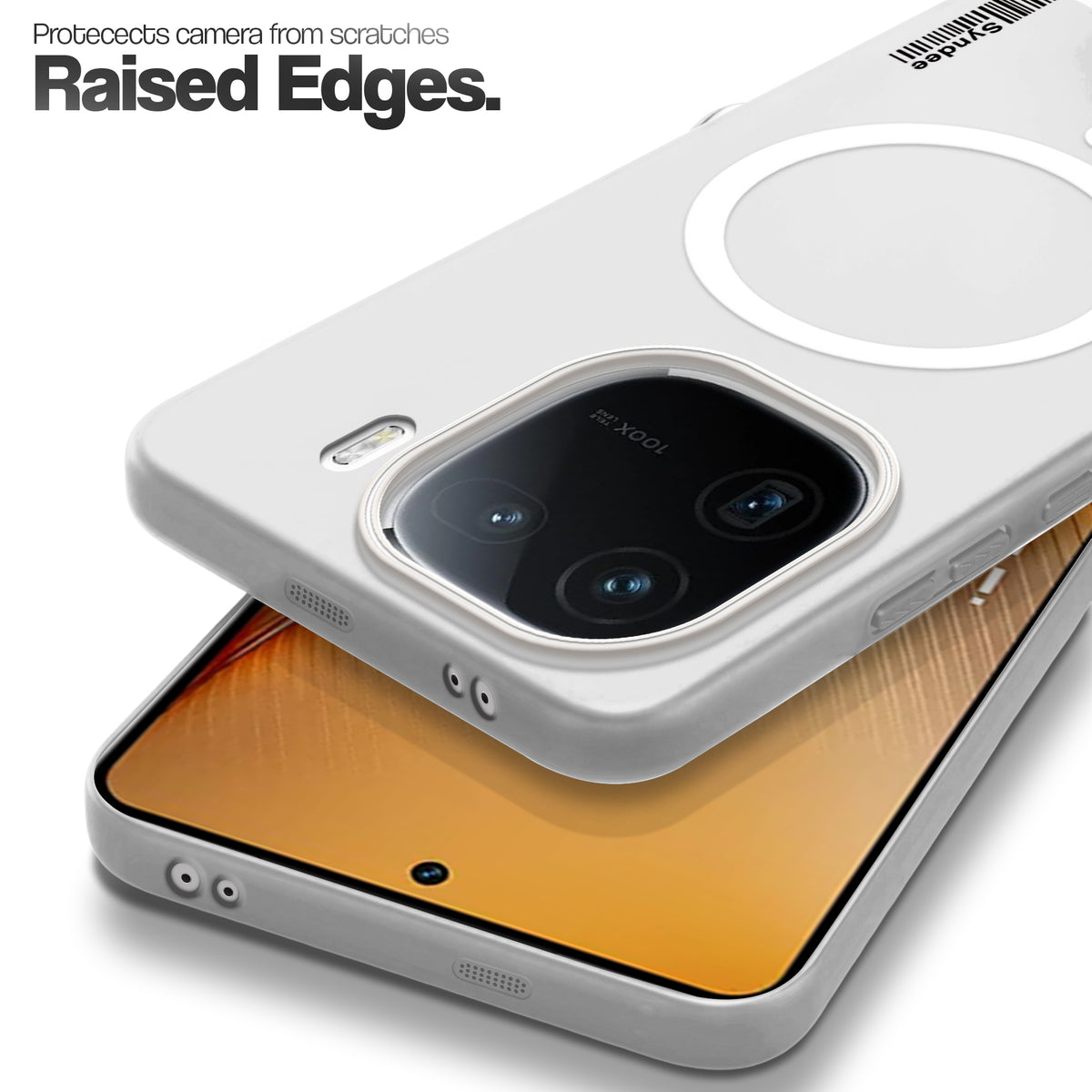 Frosted Sleek Matte With Raised Camera Protection Back Cover Case For iQOO 12 5G