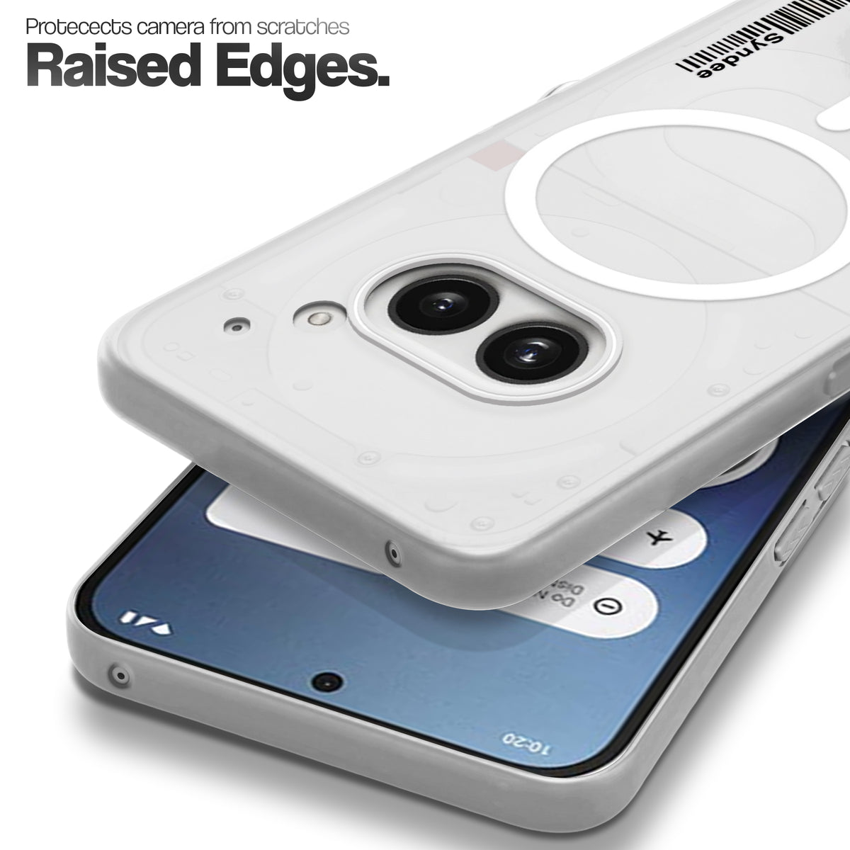 Frosted Sleek Matte Wireless Charging Support Back Cover Case for Nothing Phone 2A With Raised Camera Protection
