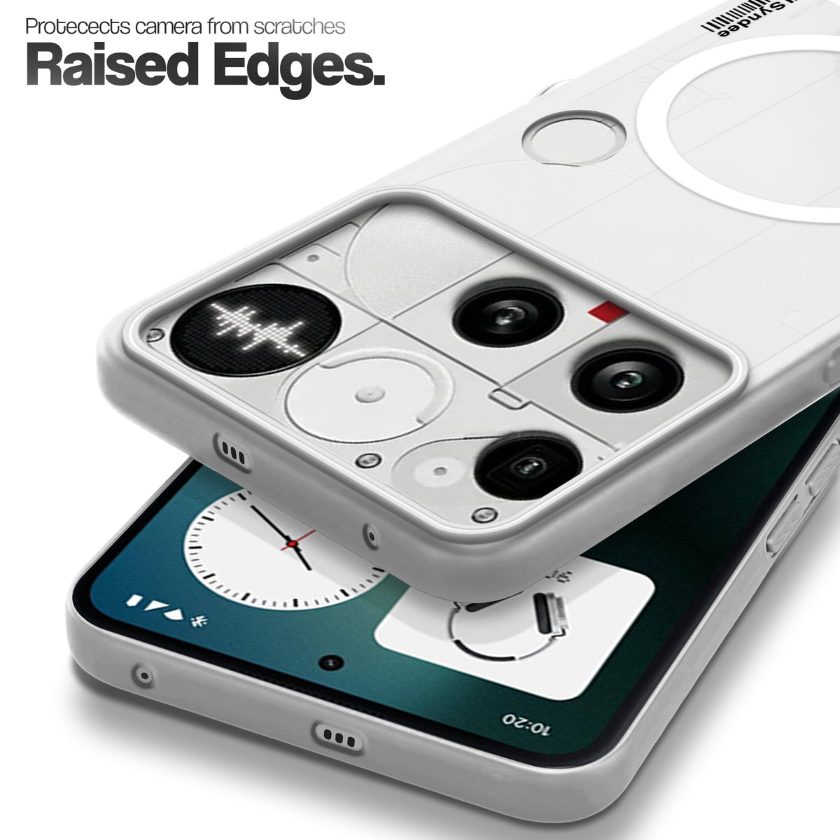 Frosted Sleek Matte Wireless Charging Support Back Cover Case for Nothing Phone 3 5G With Raised Camera Protection