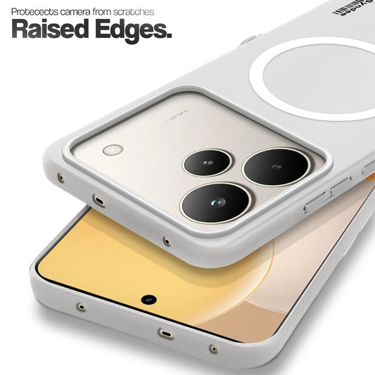 Frosted Sleek Matte With Raised Camera Protection Back Cover Case For Realme P4 Pro 5G