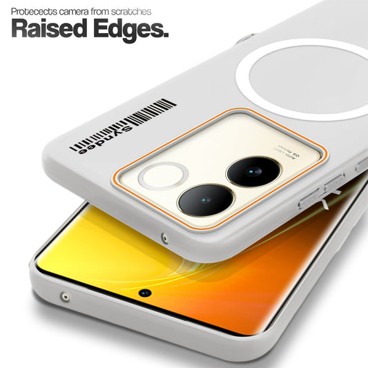 Colourful Frosted Matte With Raised Camera Protection Back Cover Case For Vivo T2 Pro 5G