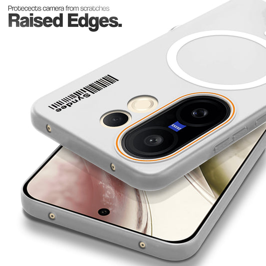 Colourful Frosted Matte Wireless Charging Support Back Cover Case for Vivo X200 FE 5G With Raised Camera Protection