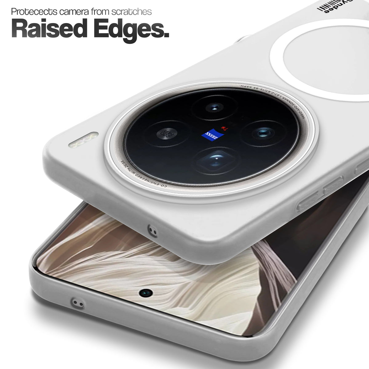 Frosted Sleek Matte Wireless Charging Support Back Cover Case for Vivo X200 Pro 5G With Raised Camera Protection