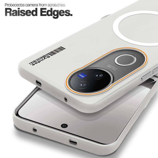 Colourful Frosted Matte With Raised Camera Protection Back Cover Case For Vivo V50 5G