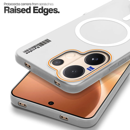 Colourful Frosted Matte With Raised Camera Protection Back Cover Case For Vivo V60 5G