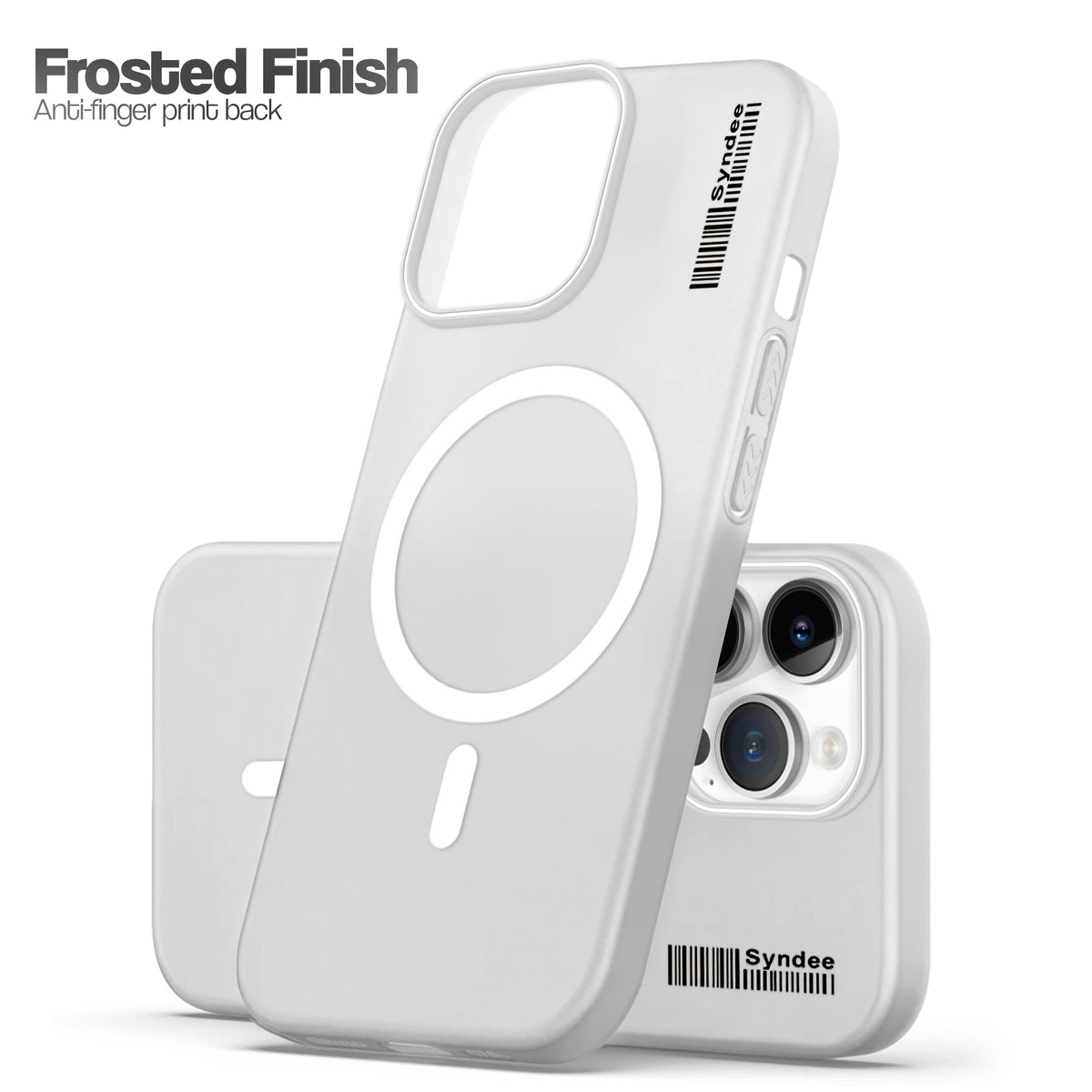 Frosted Sleek Matte Wireless Charging Support Back Cover Case For Apple iPhone 14 Pro Max With Raised Camera Protection