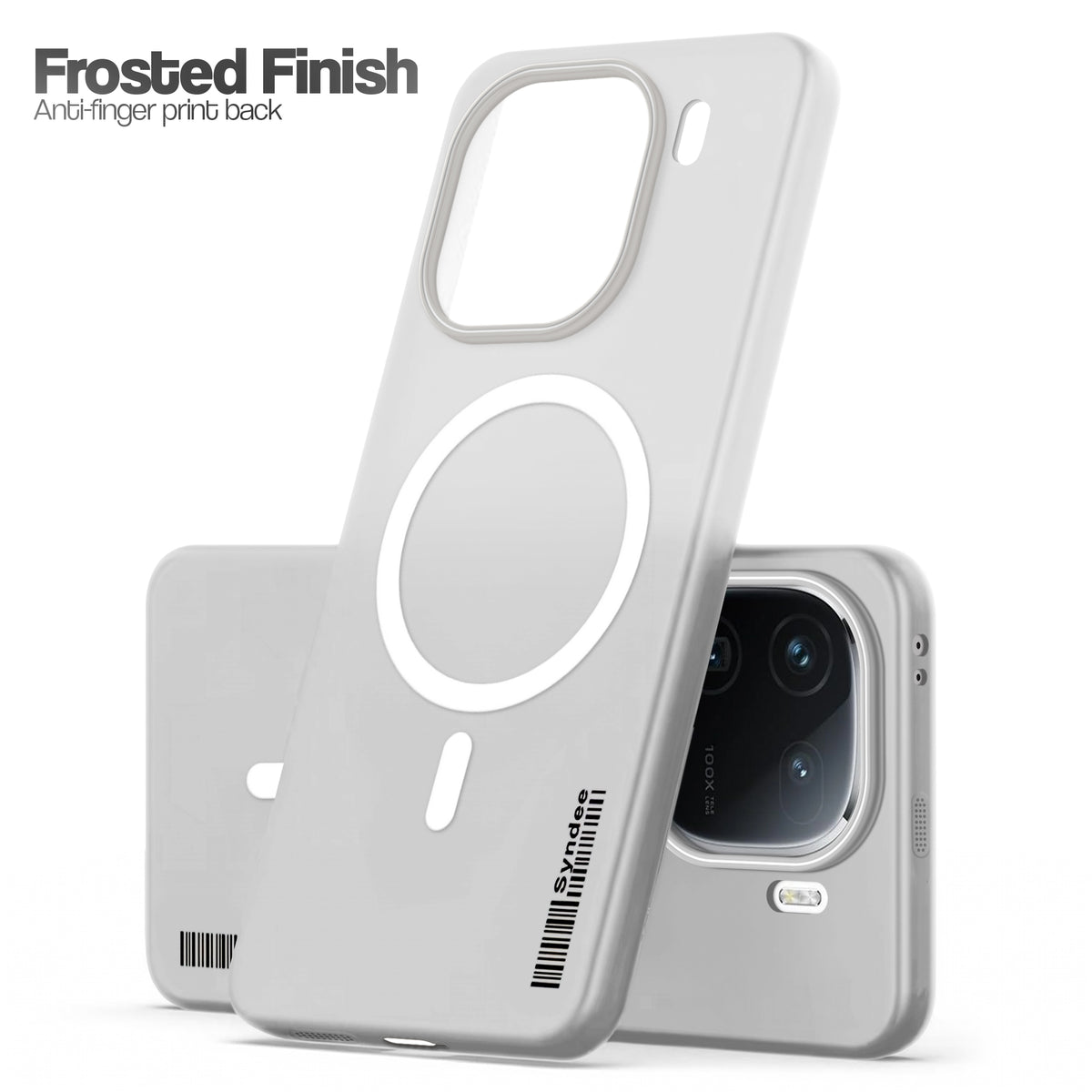 Frosted Sleek Matte With Raised Camera Protection Back Cover Case For iQOO 12 5G