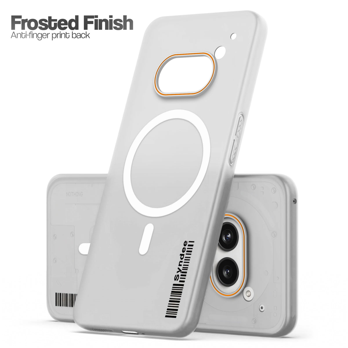 Colourful Frosted Matte With Raised Camera Protection Back Cover Case For Nothing Phone 2A Plus