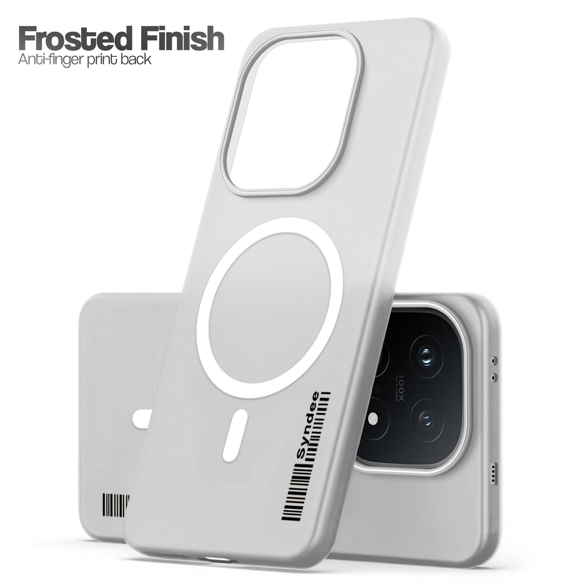 Frosted Sleek Matte Wireless Charging Support Back Cover Case for iQOO 15 5G With Raised Camera Protection