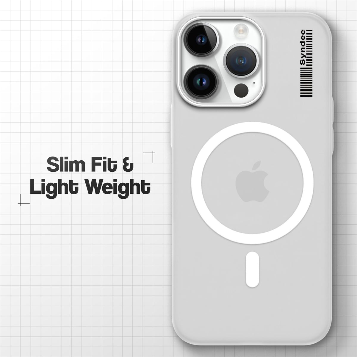 Frosted Sleek Matte Wireless Charging Support Back Cover Case For Apple iPhone 14 Pro Max With Raised Camera Protection